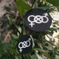 Superbia Earrings | Hand-Painted LGBTQ+ Pride Symbol Earrings