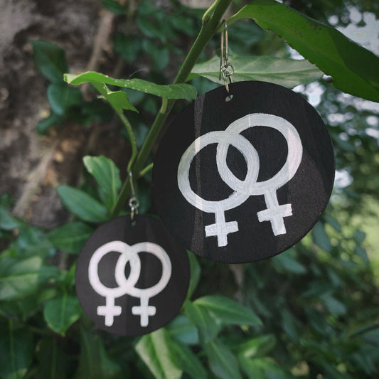 Superbia Earrings | Hand-Painted LGBTQ+ Pride Symbol Earrings